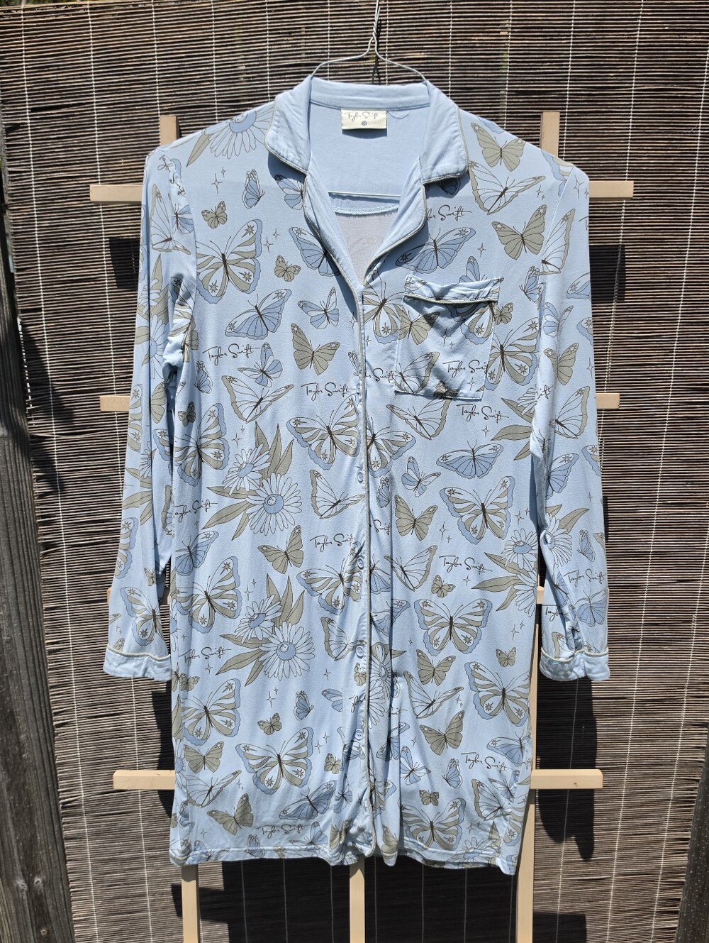 Taylor Swift Debut Butterfly PJ Shirt Dress XS